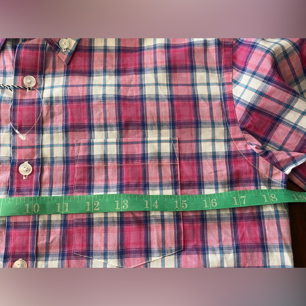 TAILORBYRD Boys 16 Cotton Buttondown Long Sleeve Shirt Col.Charmed B119W1149 NWT - Picture 12 of 16